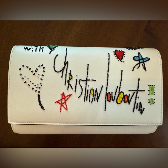 PALOMA CLUTCH calf loubitag patrnt - Picture 6 of 8